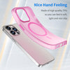 For iPhone 13 Pro Max MagSafe Frosted Translucent TPU + PC Full Coverage Phone Case(Pink)