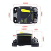 RV Yacht Manual Reset Ignition Protection Fuse Switch With Terminal Accessories, Current: 50A