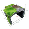 Box Turtle Hide Cave Basking Spot - Resin Moss Ornament