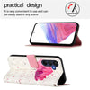 For Samsung Galaxy A26 5G 3D Painting Horizontal Flip Leather Phone Case(Flower)