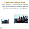 HDMI Male to HDMI Female Retractable Coiled Adapter Cable, Coiled Cable Stretches to 2.4m