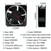 220V 38W 15cm Roller Chassis Electrical Cabinet Shaft Oil Bearing Fan