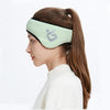 Plus Velvet Autumn Ladies Outdoor Luminous Warm Earmuffs Forehead Protection Cold Ear Cover, Size: Free Size(Green)
