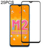 For Xiaomi Poco M2 Reloaded 25 PCS Full Glue Full Screen Tempered Glass Film