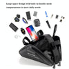 WILD MAN ES19 Bicycle EVA Hard Shell Triangle Bag Mountain Bike Front Beam Bag(Black)