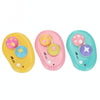 Electric Contact Lens Case Ultrasonic Washer Box Cute Mashroom Eyes Care Tools(Yellow)