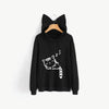 Cute Fashion Outdoor Sports Women Hoodies Sportswear, Size:XL(Black)