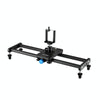 YELANGU L140T-A 40cm Carbon Fiber Slide Rail Track with Phone Clamp & BallHead Adapter for Smartphones (Black)