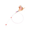 Feather Cat Teaser Wand with Bell - Interactive Play Toy