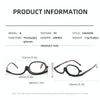 Makeup Presbyopic Glasses Monolithic Reading Glass Magnifying Glass, Degree: +200(Tea Color)