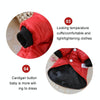 Warm Fleece Dog Coat with Hood, Grey, Large (3-4kg), Chihuahua/Small Breeds
