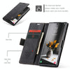 ForSamsung Galaxy S24 Ultra 5G CaseMe 013 Multifunctional Horizontal Flip Leather Phone Case(Black)