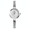 SKMEI 1390 Ladies Business Casual Watch Steel Band Lightweight Quartz Watch(Silver)