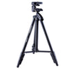 YUNTENG VCT-680RM 4-Section Folding Legs Aluminum Alloy Tripod Mount with Three-Dimensional Tripod Head for DSLR & Digital Camera, Adjustable Height: 46-138cm (Black)