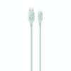 USAMS US-SJ565 8 Pin Fast Charing Data Cable with Light, Length: 1.2m(Green)