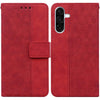 For Samsung Galaxy A36 5G / A56 5G Geometric Embossed Leather Phone Case(Red)