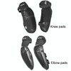 SULAITE Cycling Honeycomb Breathable Heat Dissipation Motorcycle Adjustable Protective Gear, Style: 4pcs /Set Knee Elbow Pads