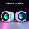 A1 Standard Version USB Wire-controlled Mini High Volume Wired Speaker, Cable Length: 1.1m(White)