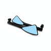 2 PCS Motorcycle Parts CNC Technology Aluminum Alloy Rearview Mirror Side Mirror(Black)