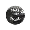 Car Carbon Fiber Engine Start Button Decoration Cover Trim Black for BMW F Chassis
