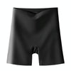 High Waist Seamless Safety Panties Ice Silk Shorts, Size: M (40-50kg)(Black Sticker)