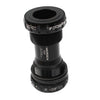 Meroca Mountain Bike Bottom Axle One Hollow Bb Bicycle Screw-In Bottom(Black)