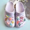 20pcs Luminous Ocean Series PVC Soft Rubber Cave Shoes Decorative Buckle(08)