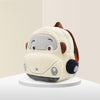 Kindergarten Schoolbag Cartoon Car Plush Backpack Children Cute Shoulder Bag(Beetle Car)