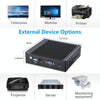 K660G4 Windows and Linux System Mini PC, Intel Celeron Processor N2840 Quad-Core 2M Cache,1.83GHz, up to 2.25GHz, 8GB RAM + 128GB SSD, AU Plug
