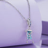 S925 Sterling Silver Blue Purple Magic Carpet DIY Pendant Bracelet Accessories Loose Beads Jewelry