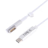 85W 5 Pin MagSafe 1 (L-Shaped) to USB-C / Type-C PD Charging Cable(White)