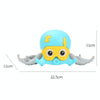 Clockwork Octopus Swimming Baby Water Playing Bathroom Bathing Toys(Purple)