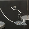 Tall Small Iron Man Desktop Decoration Tumbler Hercules Weight Lifting Balancing Toy, Style: Surfing Prince