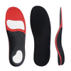JH-209 Thicken Shock-absorbing Breathable and Comfortable Insole, Size: S 39-40(Red White + Velvet Fabric)