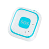 V28 Necklace Style GSM Mini LBS WiFi AGPS Tracker SOS Communicator(Blue)