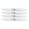 For DJI Air 3 STARTRC 2 Pairs Color LED Flash Lamp Low Noise Propellers (Transparent)