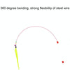Interactive Cat Stick with Fish & Bell Toy