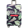 Thickened Wear-resistant Stretch Elastic Luggage Dust Cover, Size: L(Banana Leaf Purple)