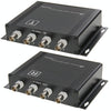 4 Channel Video Multiplexer Transmitter and Receiver(Black)