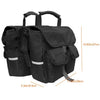 Outdoor Bicycle Motorcycle Mountain Bike Rear Pack Bag After Riding Shelf Bag(Orange Edge)