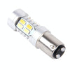 2 PCS 1157 10W 1000 LM 6000K White + Yellow Light Turn Signal Light with 20 SMD-5730-LED Lamps And Len. DC 12-24V