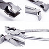 Upper Box Pliers Leather Luggage Pliers Handbags Wallets Making Tools Backpack Pliers, Style:Straight Head