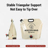 AOTU AT6667 Outdoor Large Capacity Water Bottle 9L Portable Folding Water Bottle Camping Car Drink Barrel(Khaki)