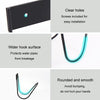 Stainless Steel Hose Storage Holder Garden Home Car Wash Faucet Hose Storage Hook, Model: Wall-mounted (Black)