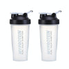 2 PCS YZ025 600ml Multifunctional Transparent Water Cup(Black)