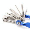 BG-9835D Bicycle Multi-Function Maintenance Curved 11 In 1 Tool Mountain Highway Bike With Interception Machine Combination Tool(blue)