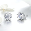 S925 Sterling Silver Stud Earrings Zircon Earrings