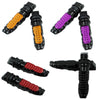 Motorcycle Off-Road Car Accessories Modified Aluminum Alloy Non-Slip Foot Pedal(Purple)