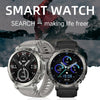Bluetooth Talk Outdoor Pedometer Exercise Heart Rate Sleep Monitoring Smart Watch(Silver)