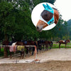 Elastic Breathable Horse Mask Anti-Mosquito And Insect-Proof Cover, Specification: S: 71x112x35cm(Blue)